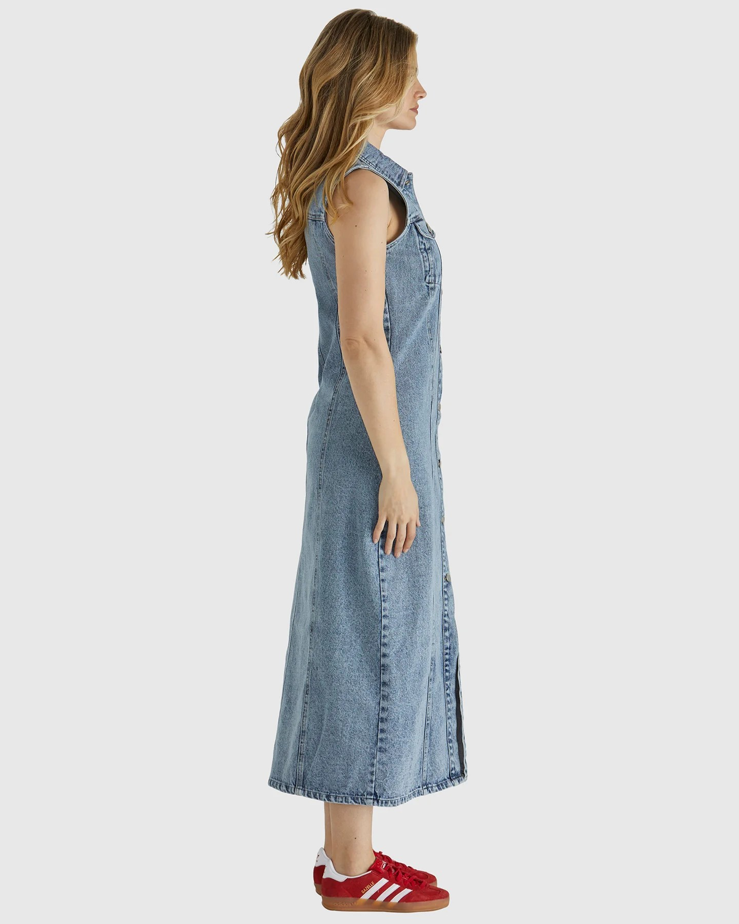 Sass Jordan Dress Acid Wash
