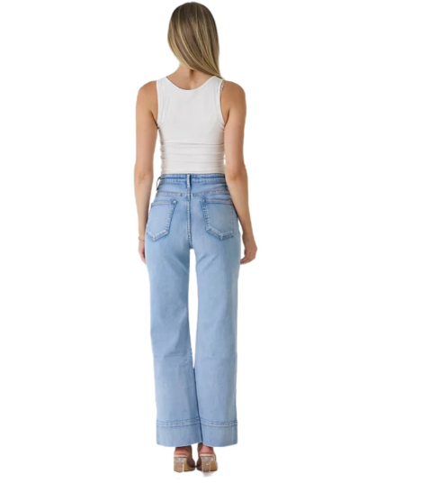 Wakee Denim - 3084 Light Wash Patch Pocket Jeans