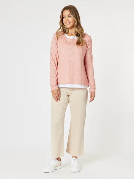 Threadz Lucy Stretch Cord Pant Natural