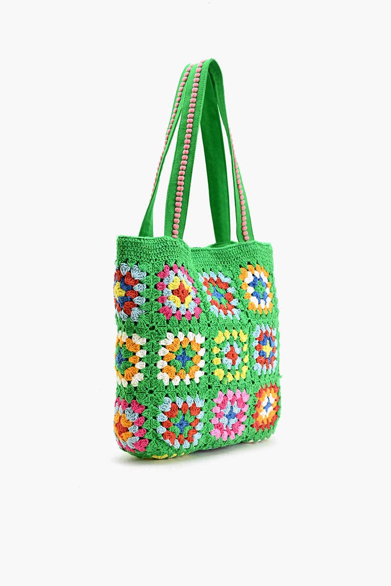 America and Beyond Kate Green Handmade Crochet Bags - Sustainable Fashion