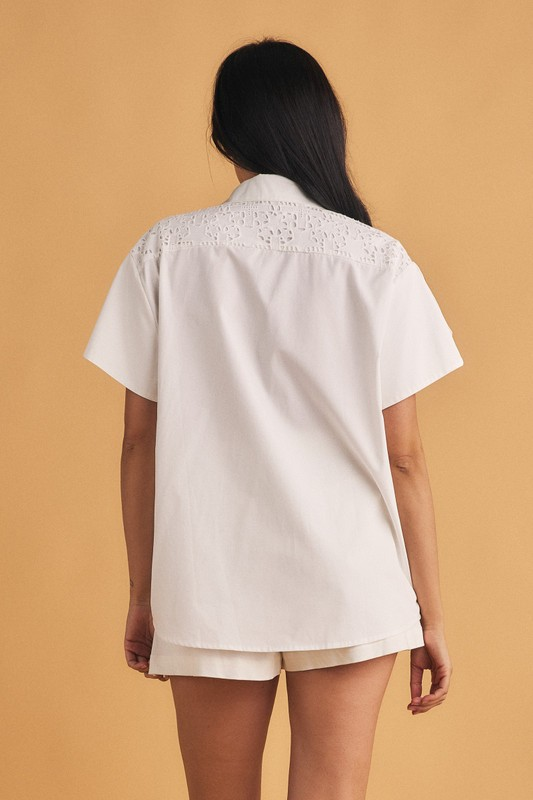 Bohemian Traders Star Embroidered Shirt