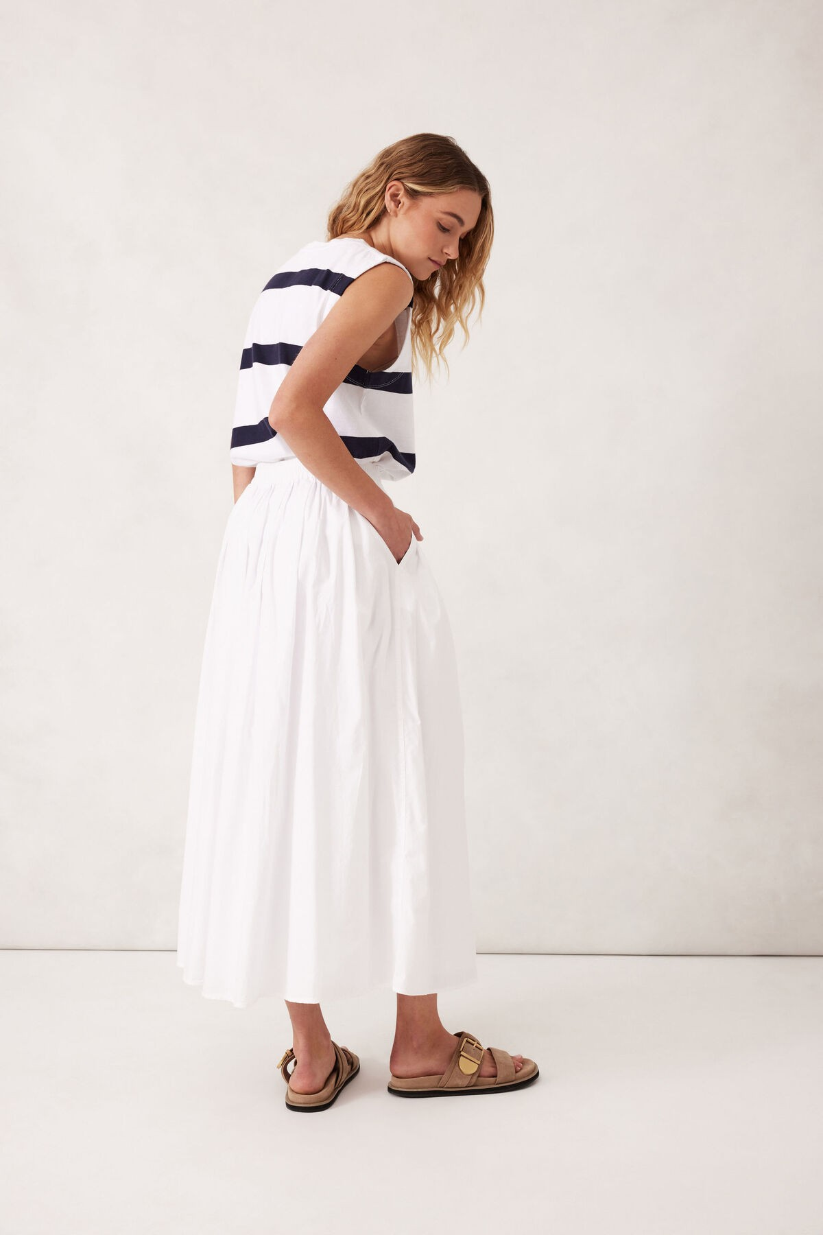 Ceres Life Florence Maxi Skirt - White