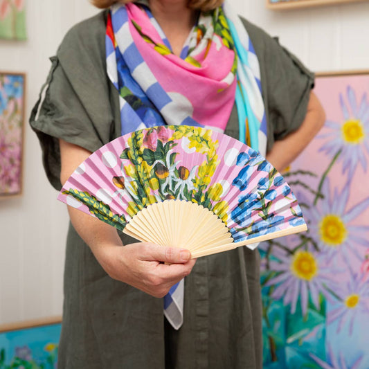 RO x Kate Quinn Here Comes The Sun Hand Fan
