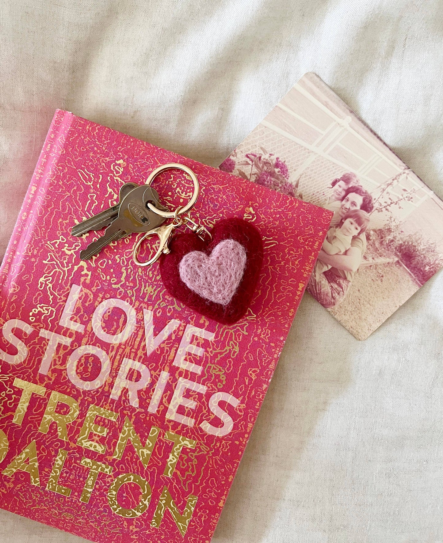Felt Heart Keychain Pack