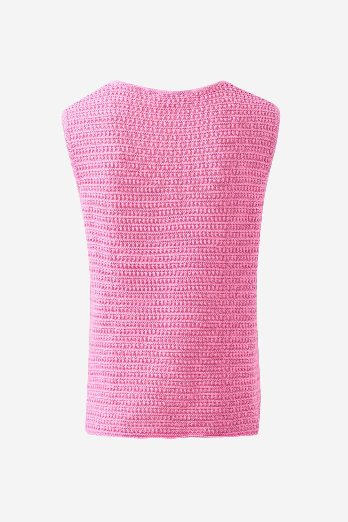 Ceres Life Margot Mesh Knit Tank - Hibiscus Pink