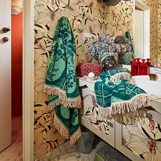 Sage and Clare GIGI Bath Sheet Emerald