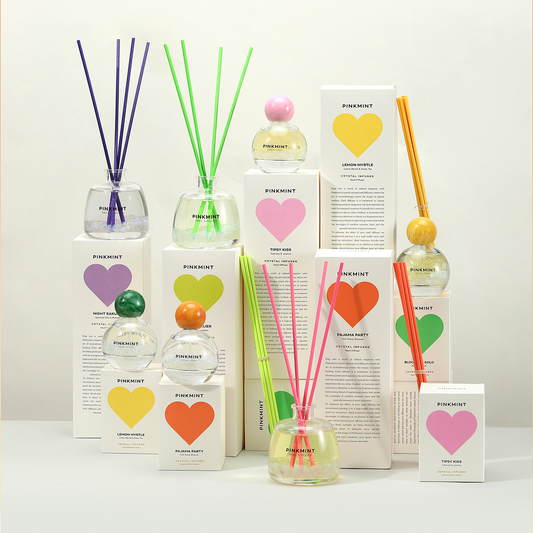 Pinkmint Lemon Myrtle Room Spray Crystal Infused