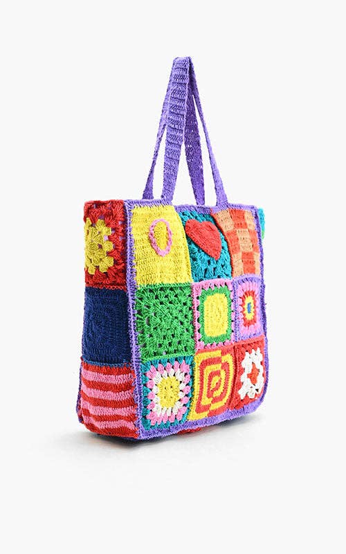 America and Beyond Fun Crochet Pop Culture Tote