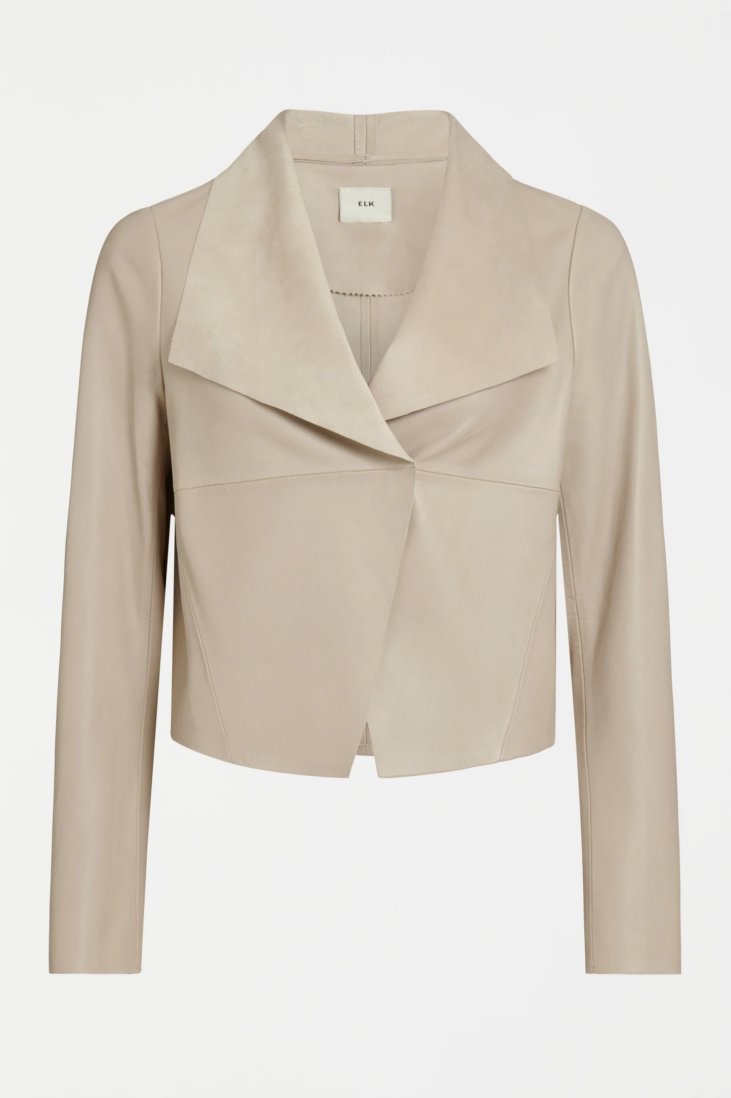 ELK Fine Leather Jacket Stone
