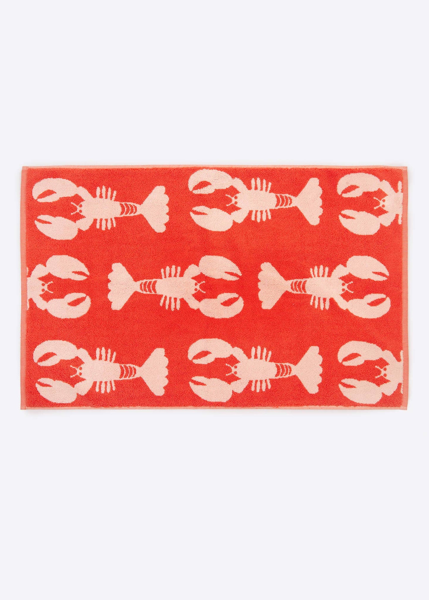 Anorak Lobster Organic Cotton Bath Mat
