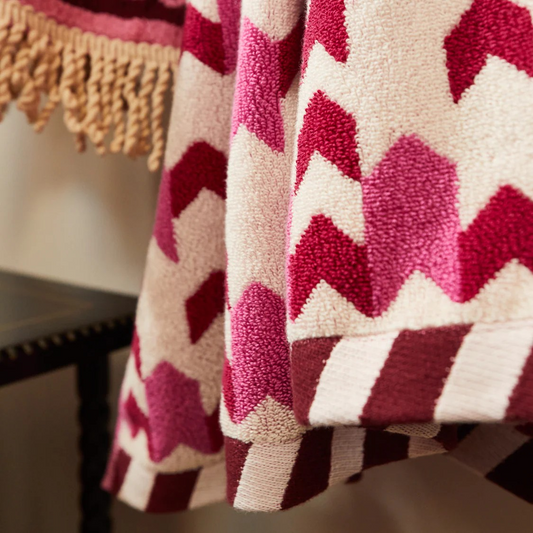 Sage and Clare Arlette Bath Sheet Fushsia