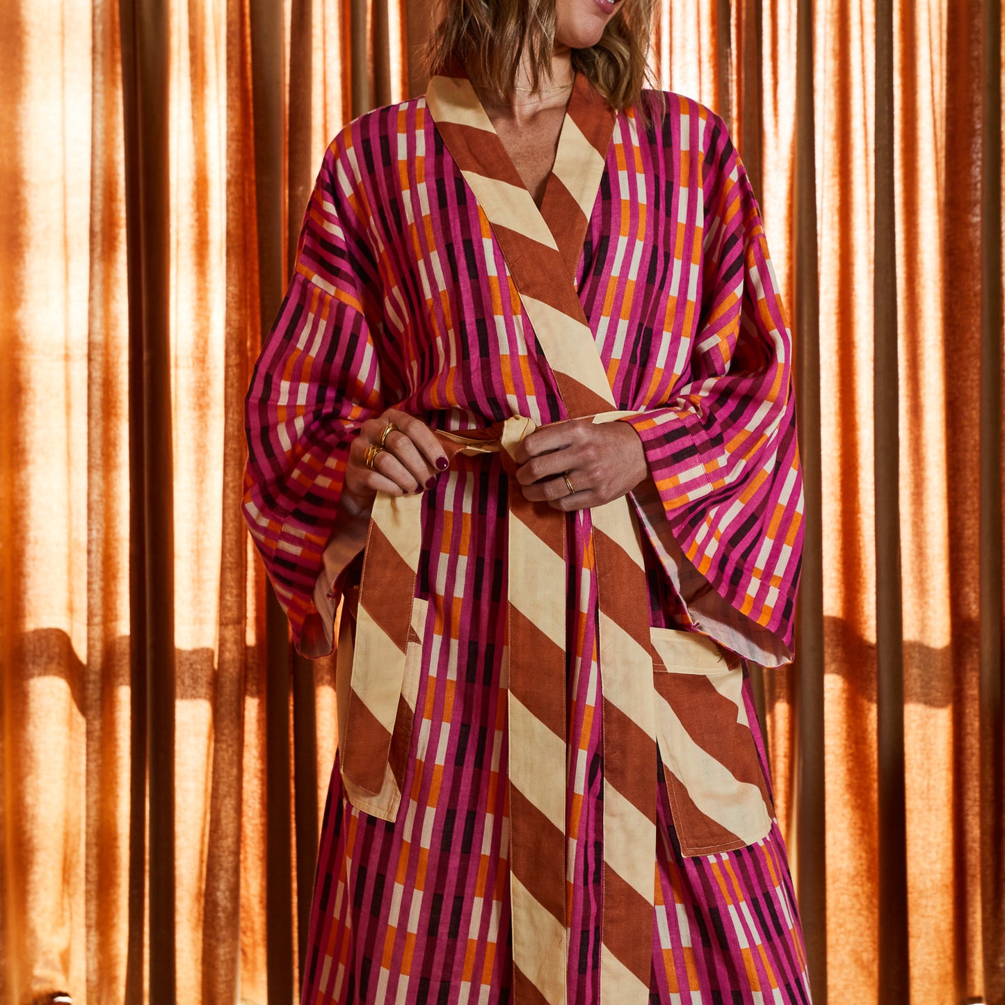 Sage & Clare Chameli Cotton Robe