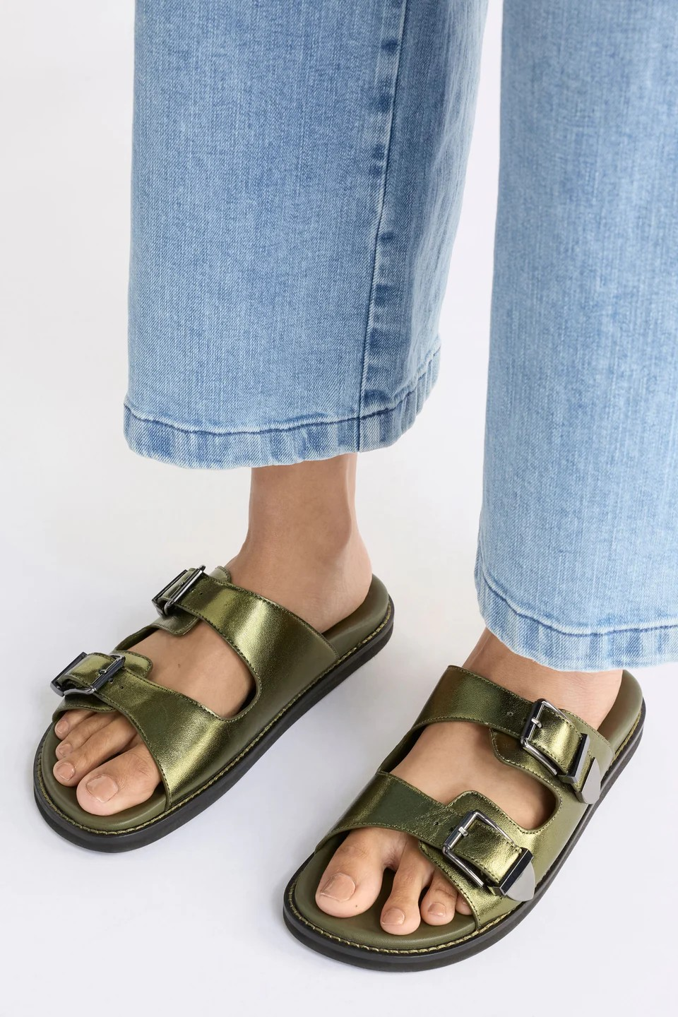 ELK Spenne Sandal - Olive