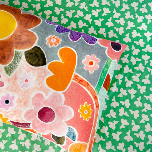 Castle and Things Pencil Linen Pillowcase Single