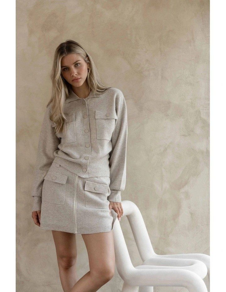 Sass Baldwin Kint Jacket Oatmeal/Cream