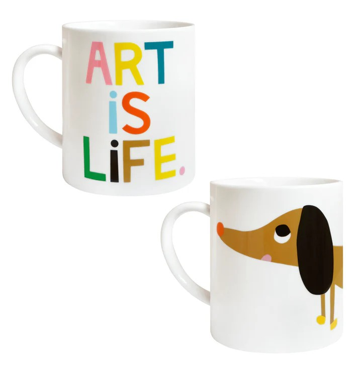 Castle and Things Art is Life Mug Set