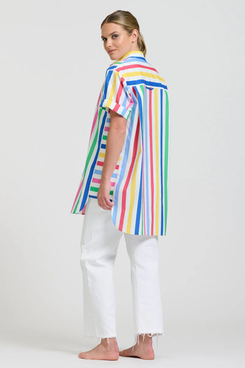 Shirty The Ashely Shirt - Fiesta Stripe