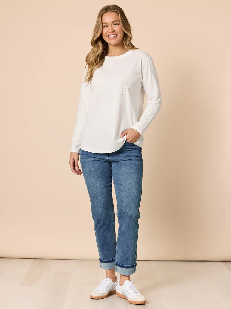 Threadz women’s cuffed denim jeans Australia