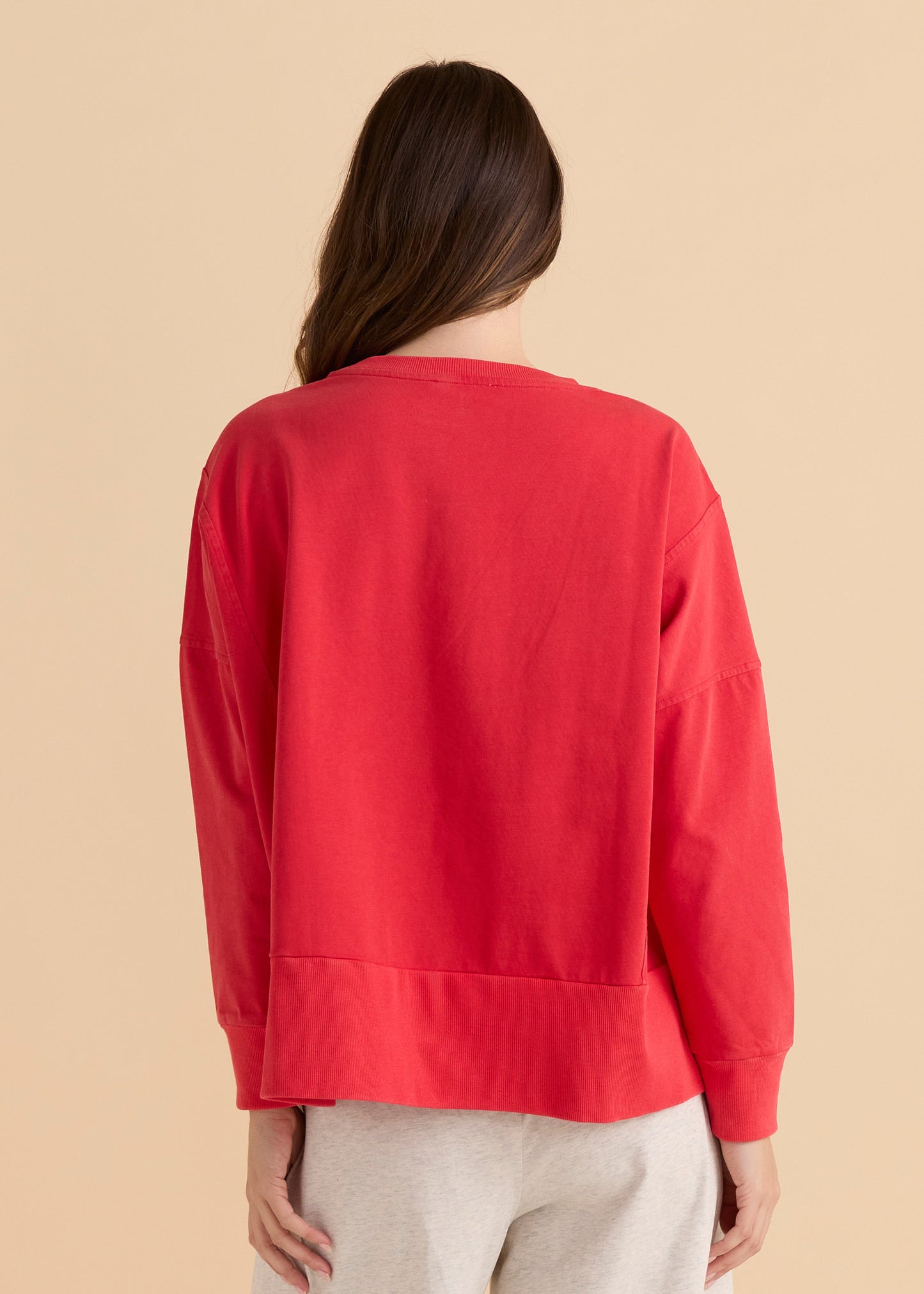 Betty Basics Iris Sweatshirt Red