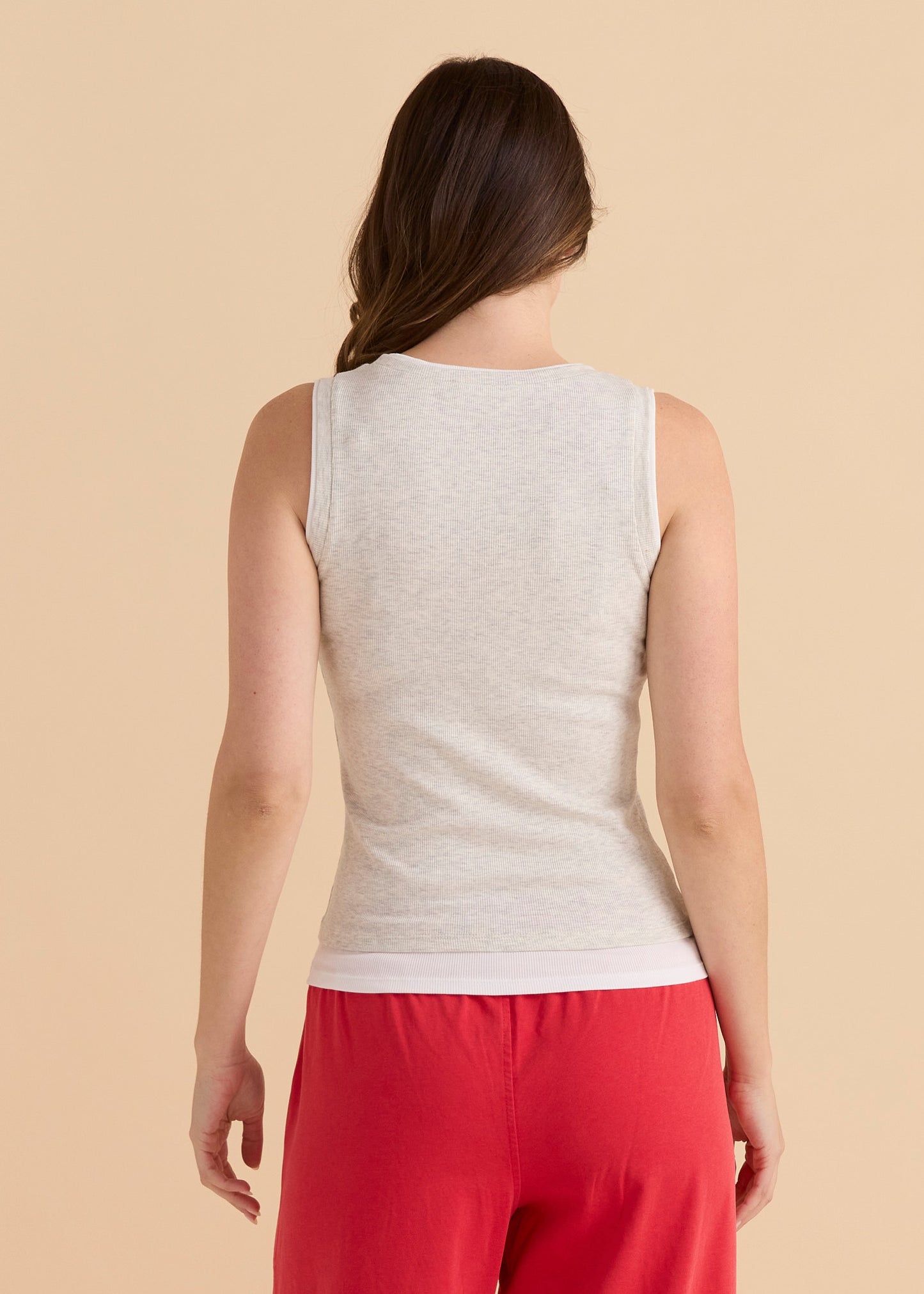 Betty Basics Thea Tank Top - Grey Marle
