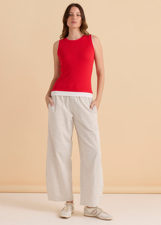 Betty Basics Thea Tank Top - Red