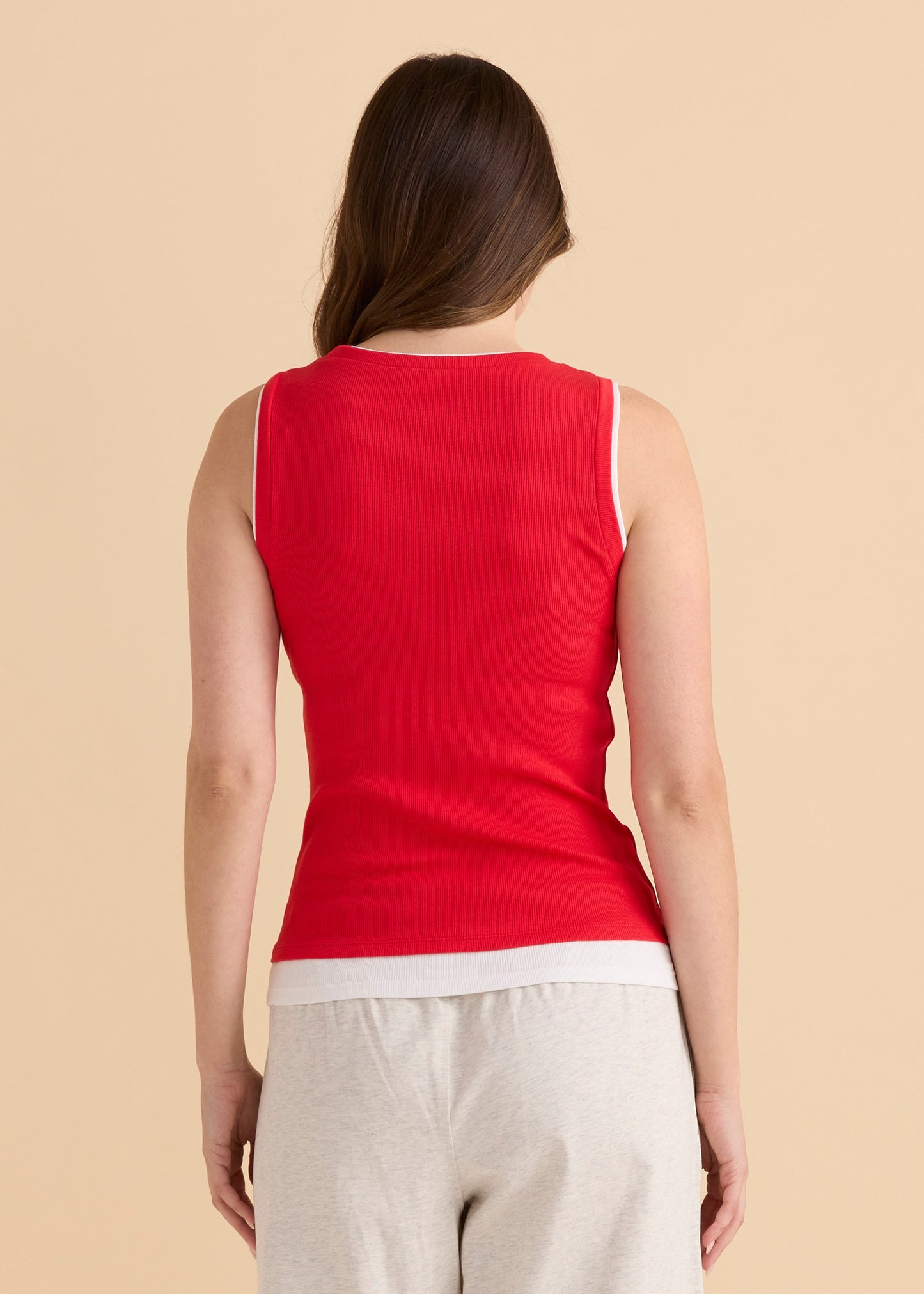 Betty Basics Thea Tank Top - Red