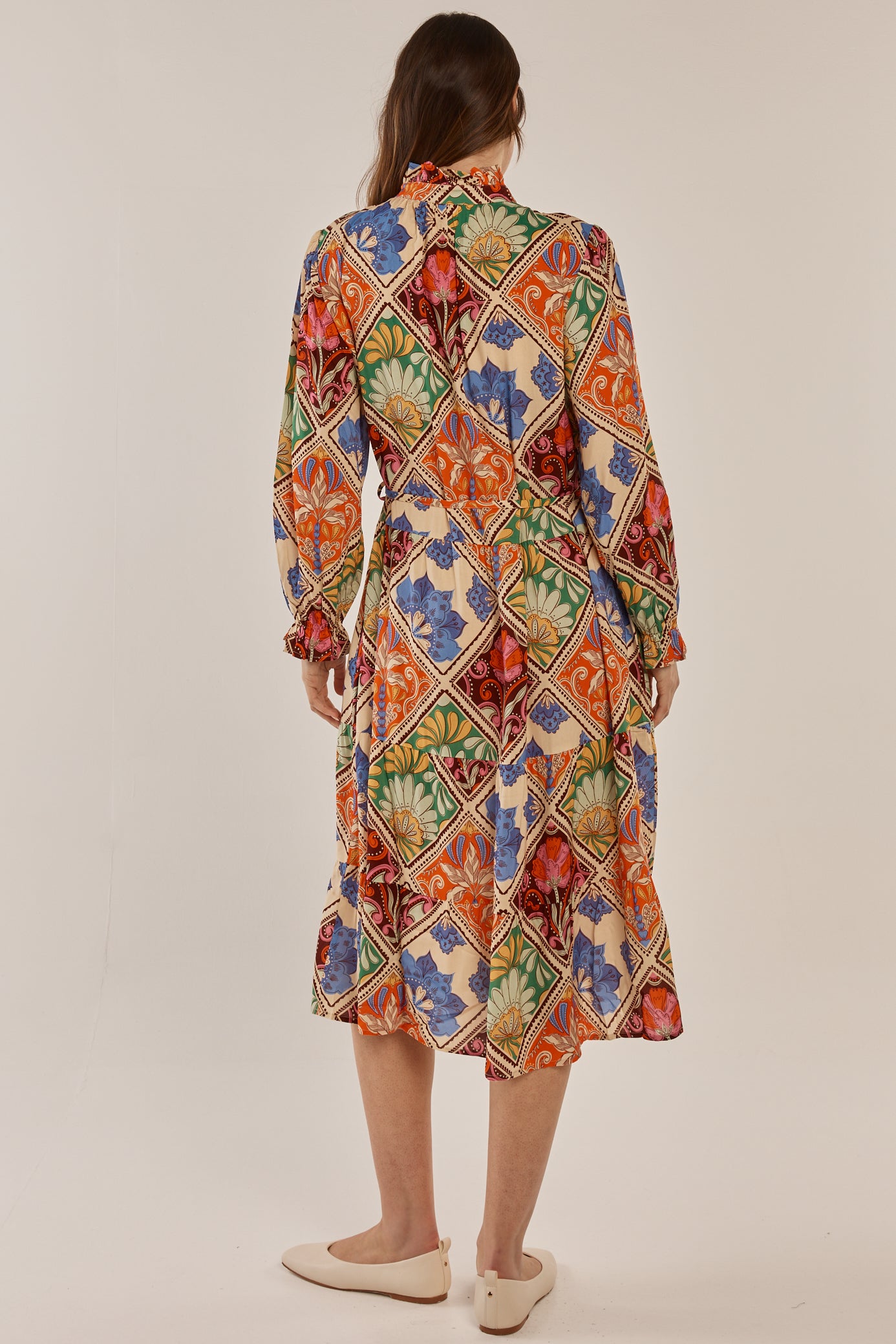 Betty Basics Lyon Dress - Villa Floral Print