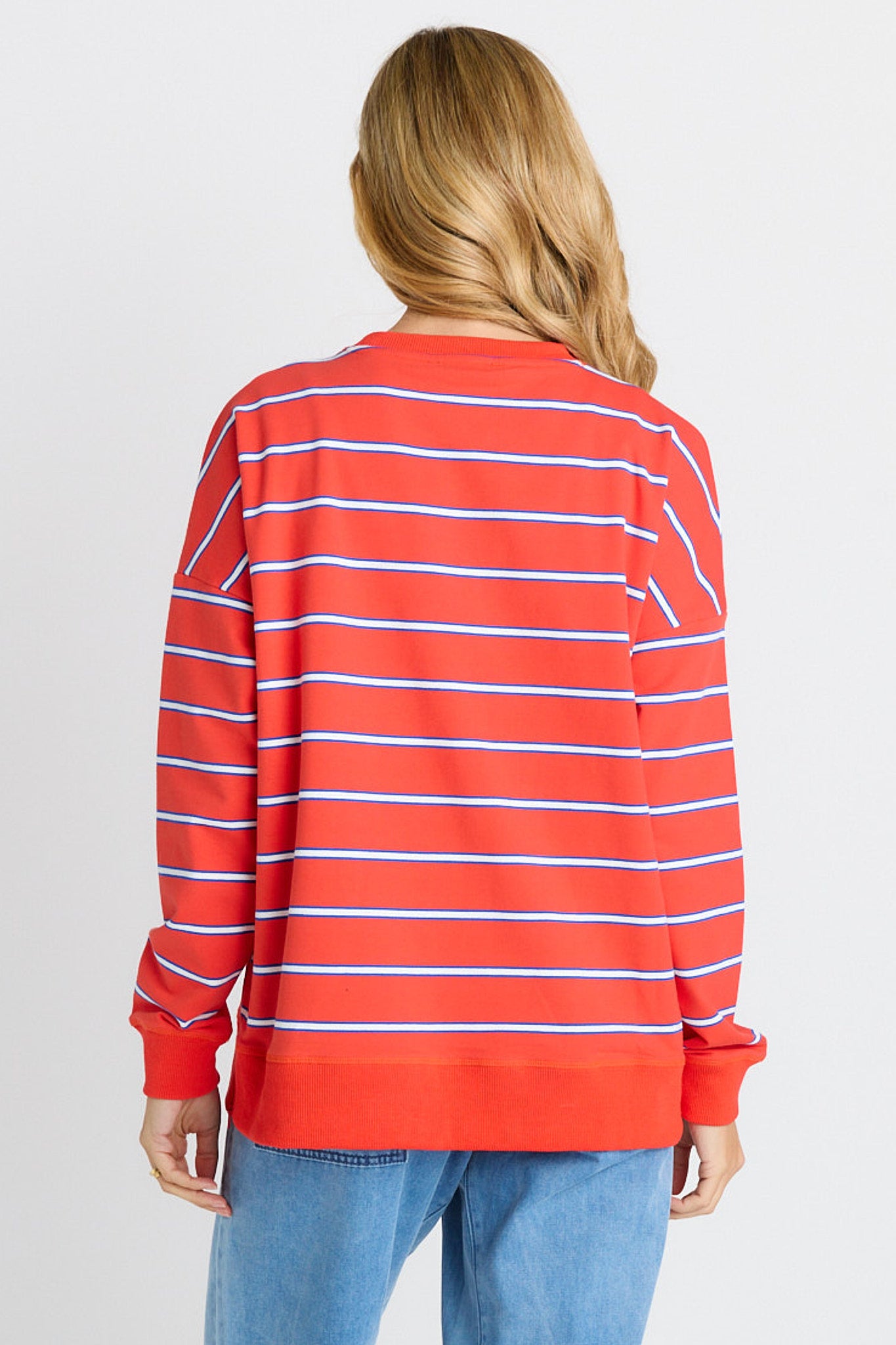 Betty Basics Ziggy Sweat - Red/White Stripe