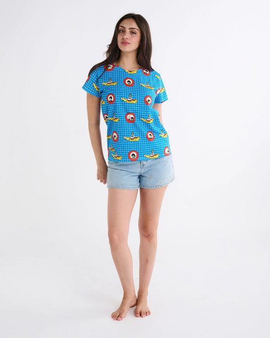 Kip&Co x The Beatles 'Yellow Submarine' Adult Organic Cotton T-shirt