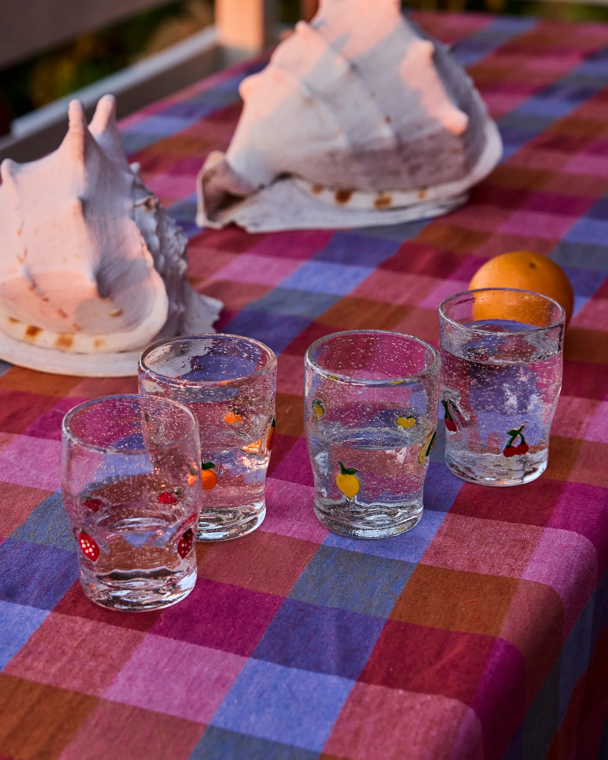 Kip and Co Fruity Tumbler Glass 4P Set