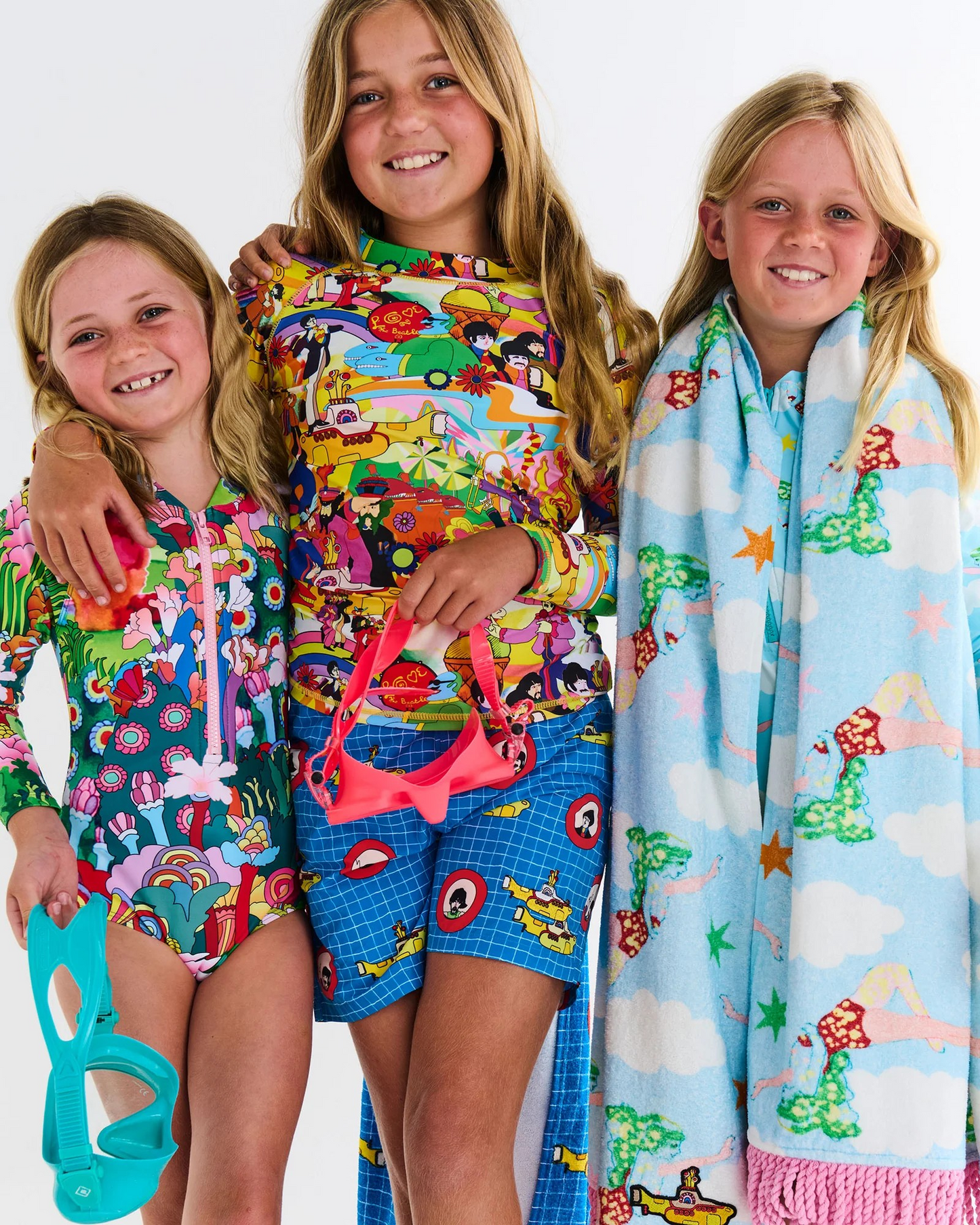 Kip&Co x The Beatles 'Lucy In The Sky With Diamonds' Terry Beach Towel