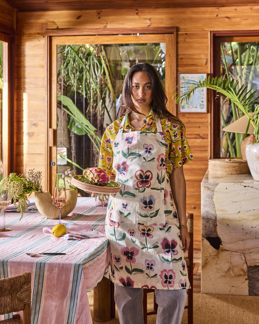 Kip and Co Pretty Pansy Apron