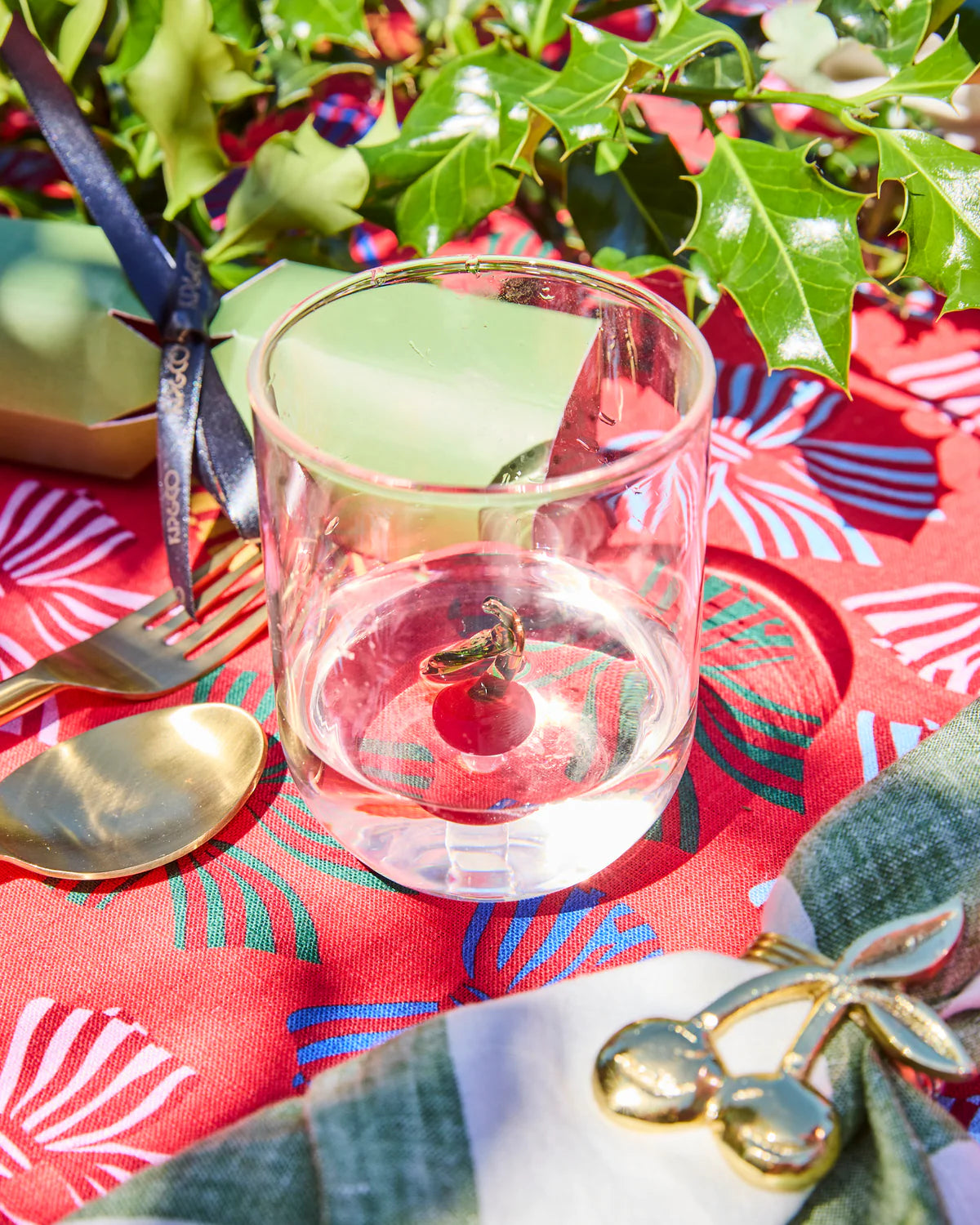 Kip and Co Cherry Pie Brass Napkin Rings