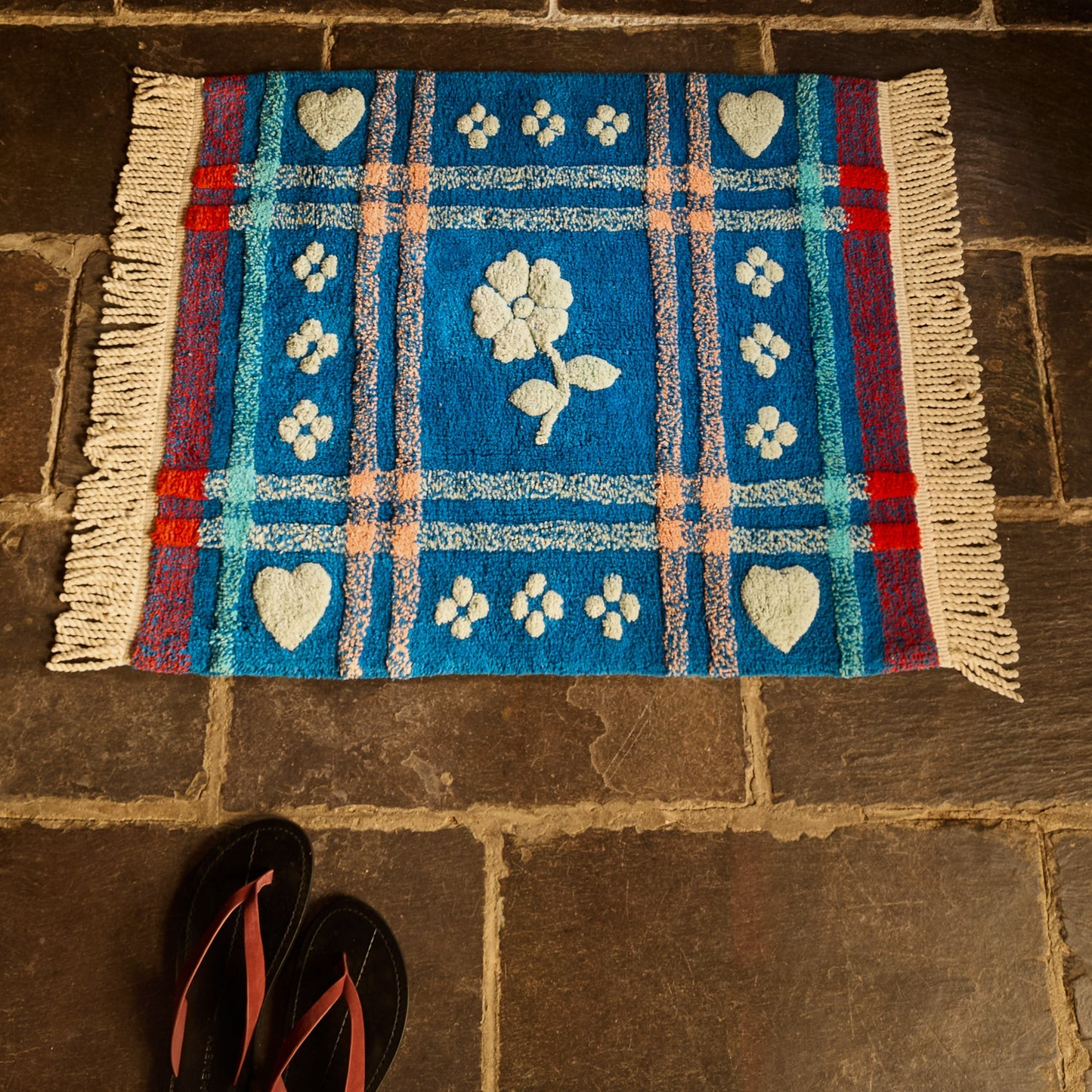 Sage & Clare Josephine Bath Mat - Blue Bell