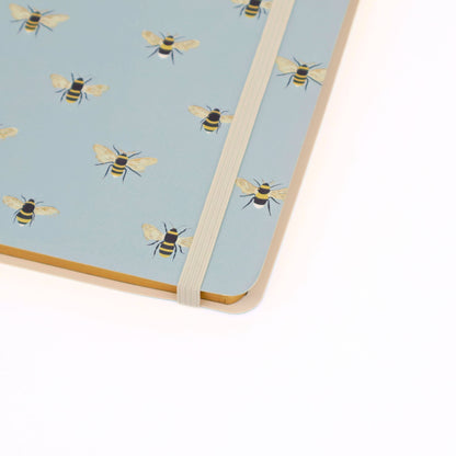 Sophie Allport A5 Soft Cover Notebook Bees Journal Blue Gift