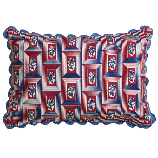 Sage + Clare Antonella Feather Insert Cushion - Azure