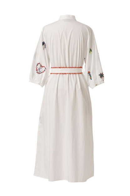 Emily Lovelock Zora Dress White