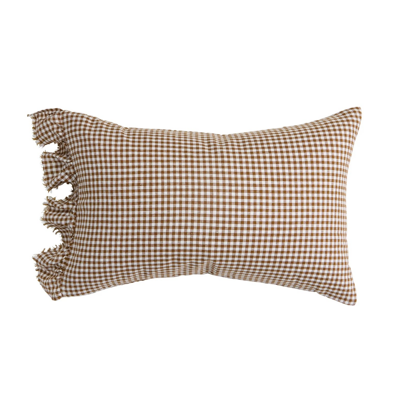 Society Of Wanderers Gumnut Gingham French Flax Linen Bedding