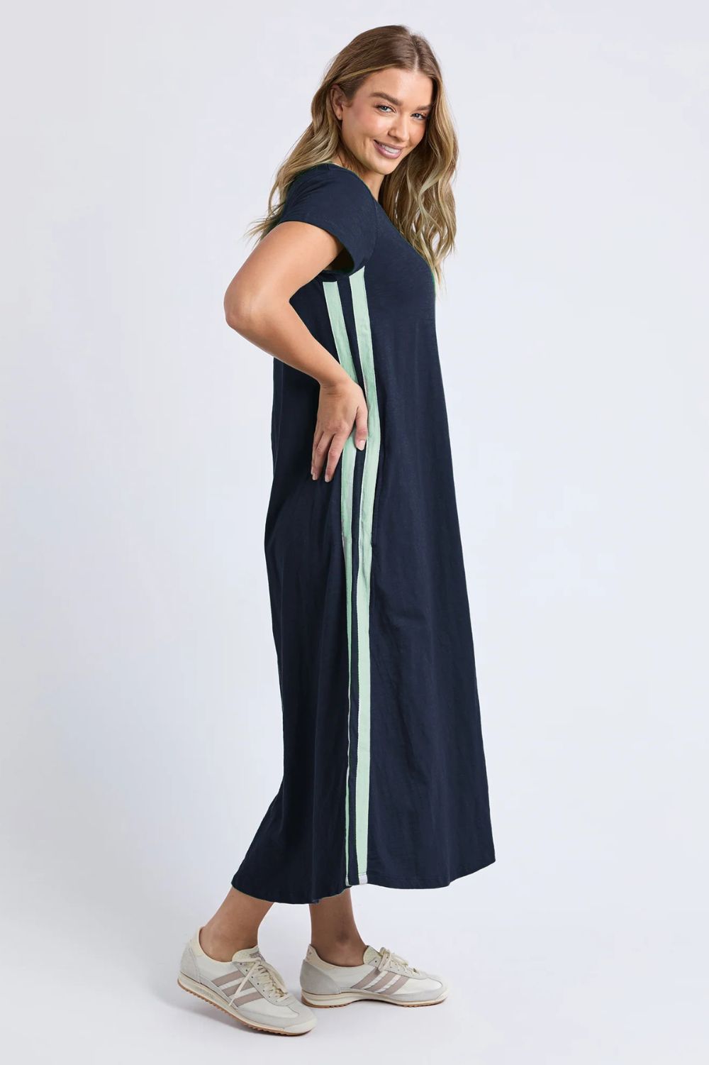 Foxwood Recovery Dress Navy Mint