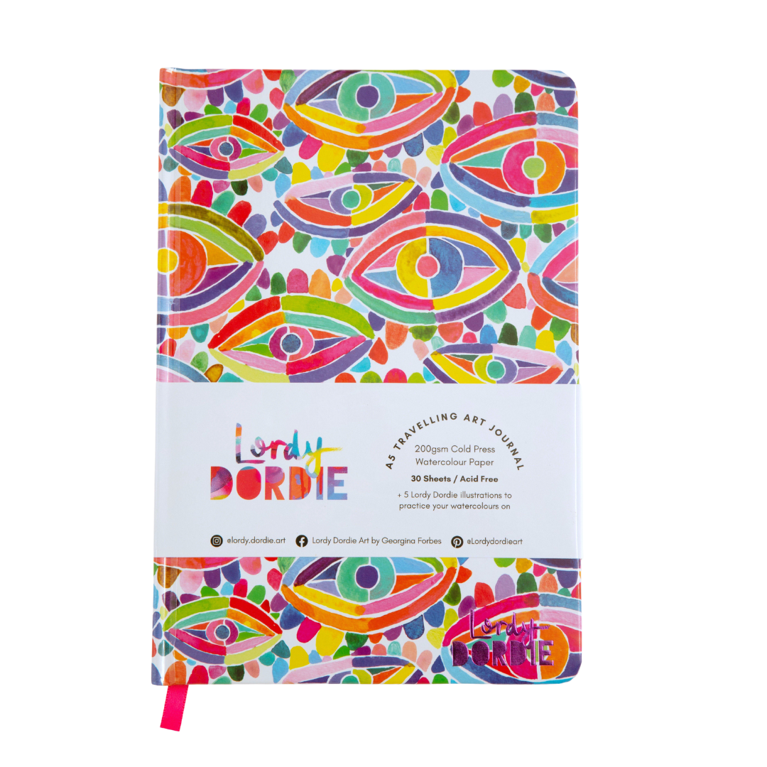Lordy Dordie Eye Candy Visual Art Diary / Journal | A5