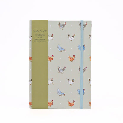 Sophie Allport A5 Notebook Hardcover Hens Journal Blue Gift