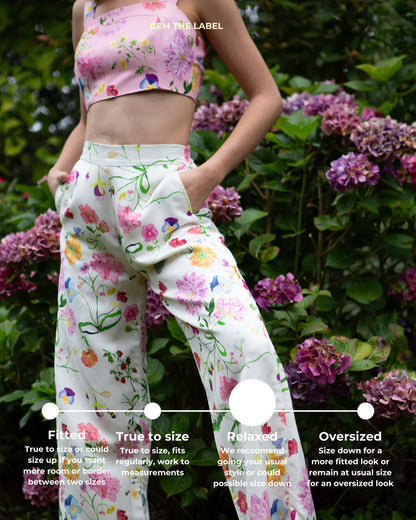 Gem the Label  White Dreamscape Willow Pants