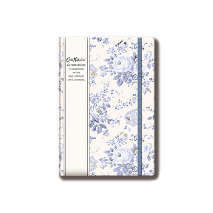 Cath Kidston A5 Notebook (Hard) Flowers Gift Stationery Blue
