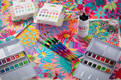 Lordy Dordie "Metallic Magic" Watercolour Travel Paint Set