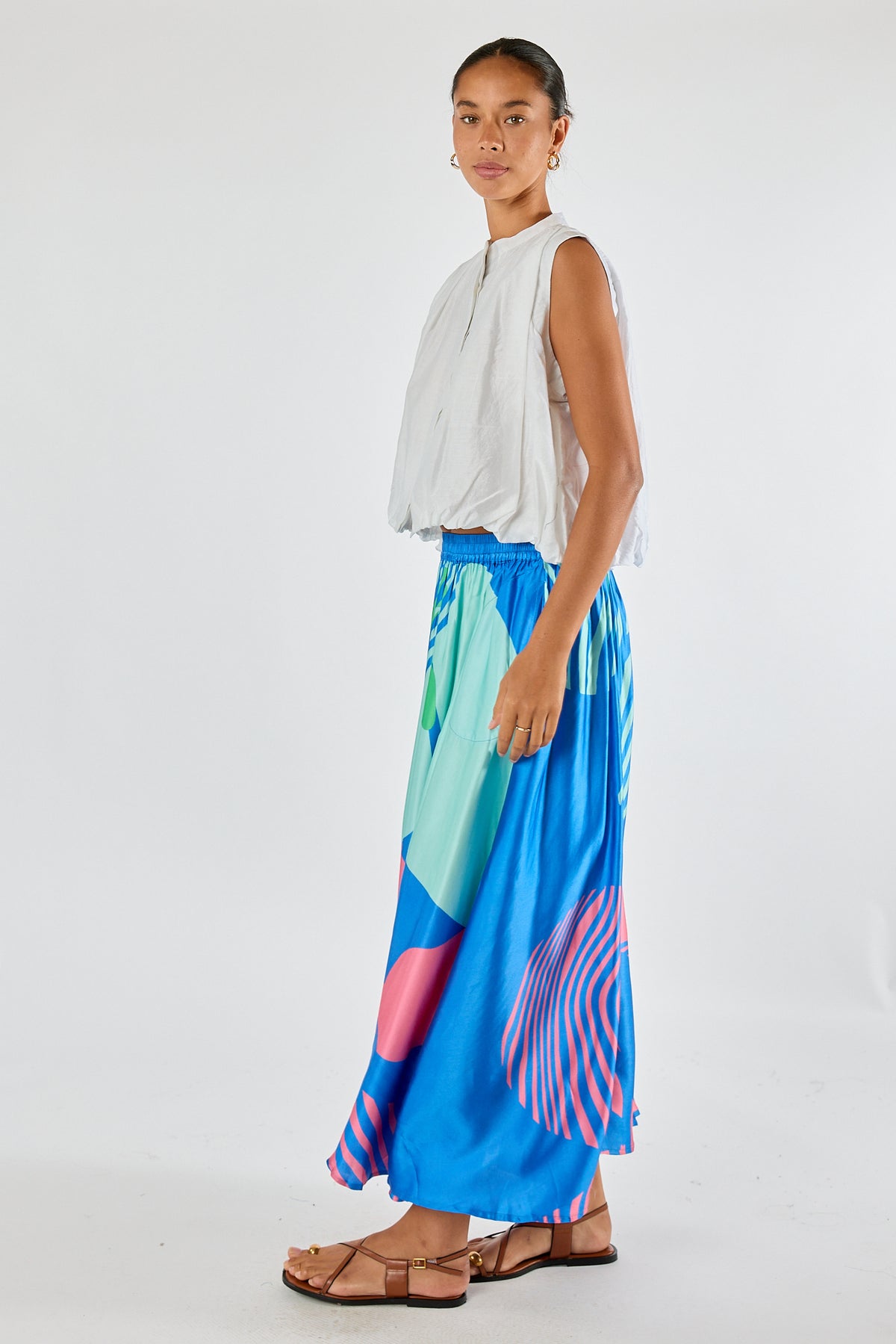 Itami Papillon Skirt Blue
