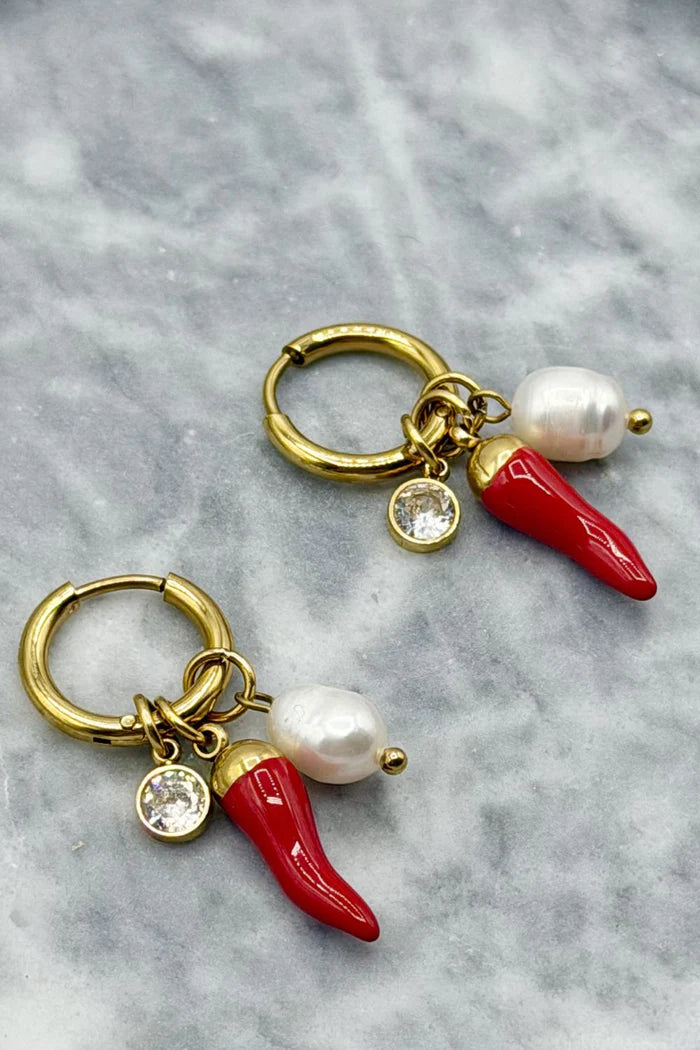 Mosk Melbourne Chilli Charm Hoops