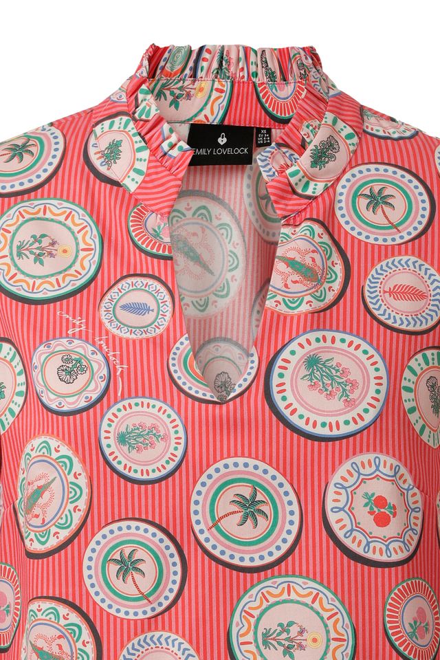 Emily Lovelock Hailey Blouse Flame Secret