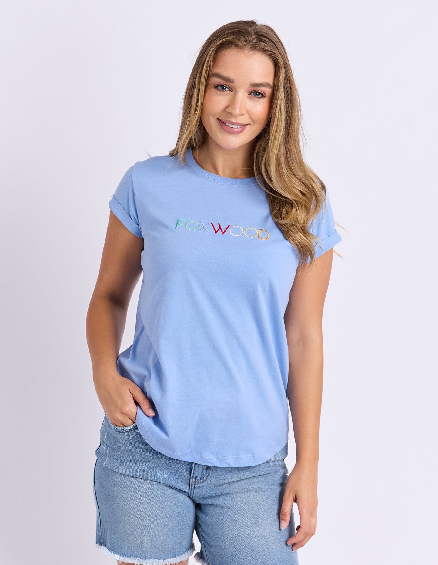 Foxwood Confetti Tee Bluebell