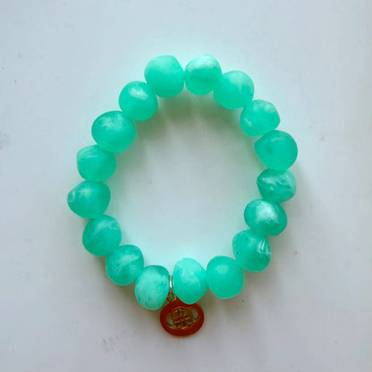 Greenwood Designs Marble rock bracelets: Blue
