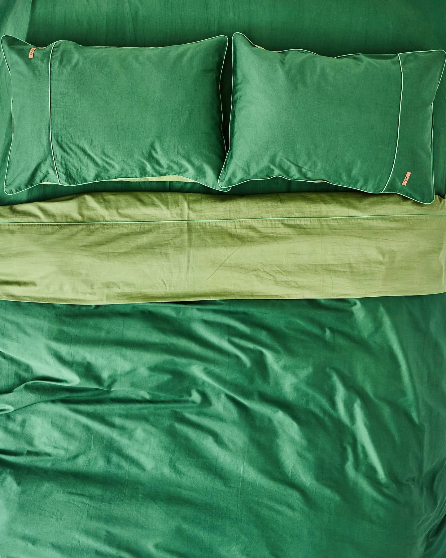 Glow In Avocado Bamboo Cotton Fitted Sheets
